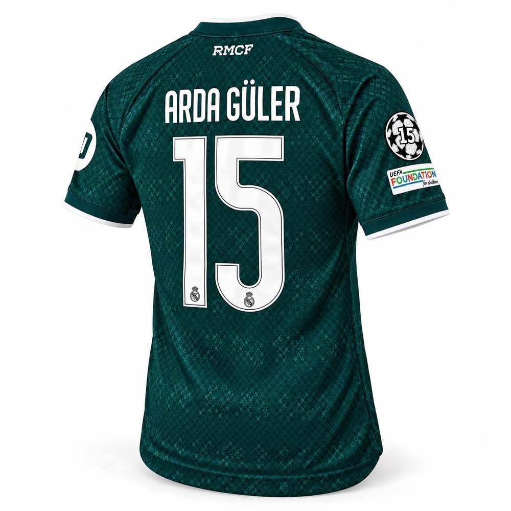 Real Madrid 26/27 Away Jersey ARDA GÜLER #15 - XL